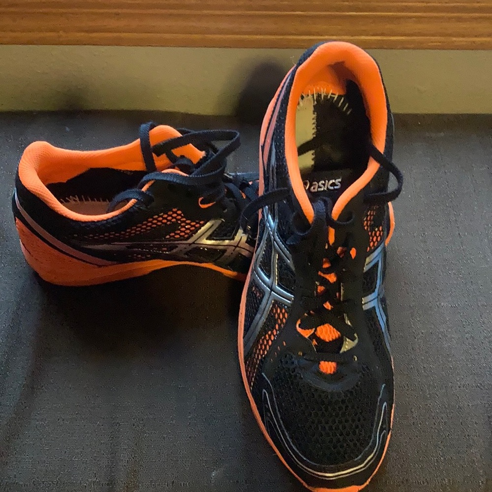 ASICS gel-hyper speed 5 men’s 9.5 black/orange